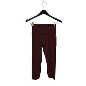 Lululemon Align High Rise Crop 23” Leggings Lava Cake New with tags size 6
